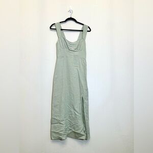 Sage Green Sleeveless Dress